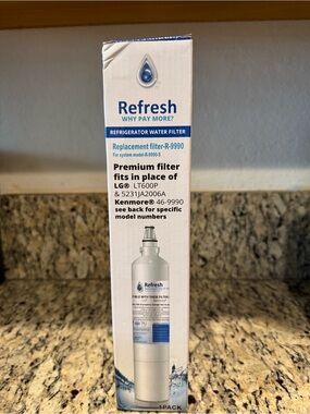 Refresh Refrigerator Water Filter - White with Blue Accents
